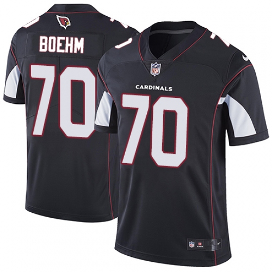 Men's Nike Arizona Cardinals #70 Evan Boehm Black Alternate Vapor Untouchable Limited Player NFL Jersey - Ujersey