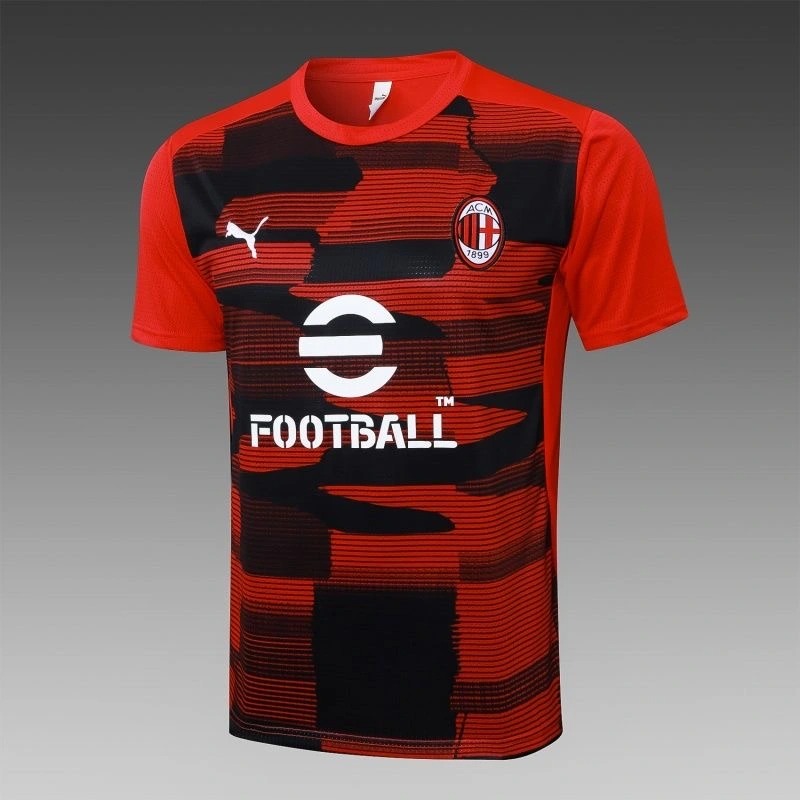 AC Milan Training Jersey Kit Red&Black 2024/25 - U-jersey