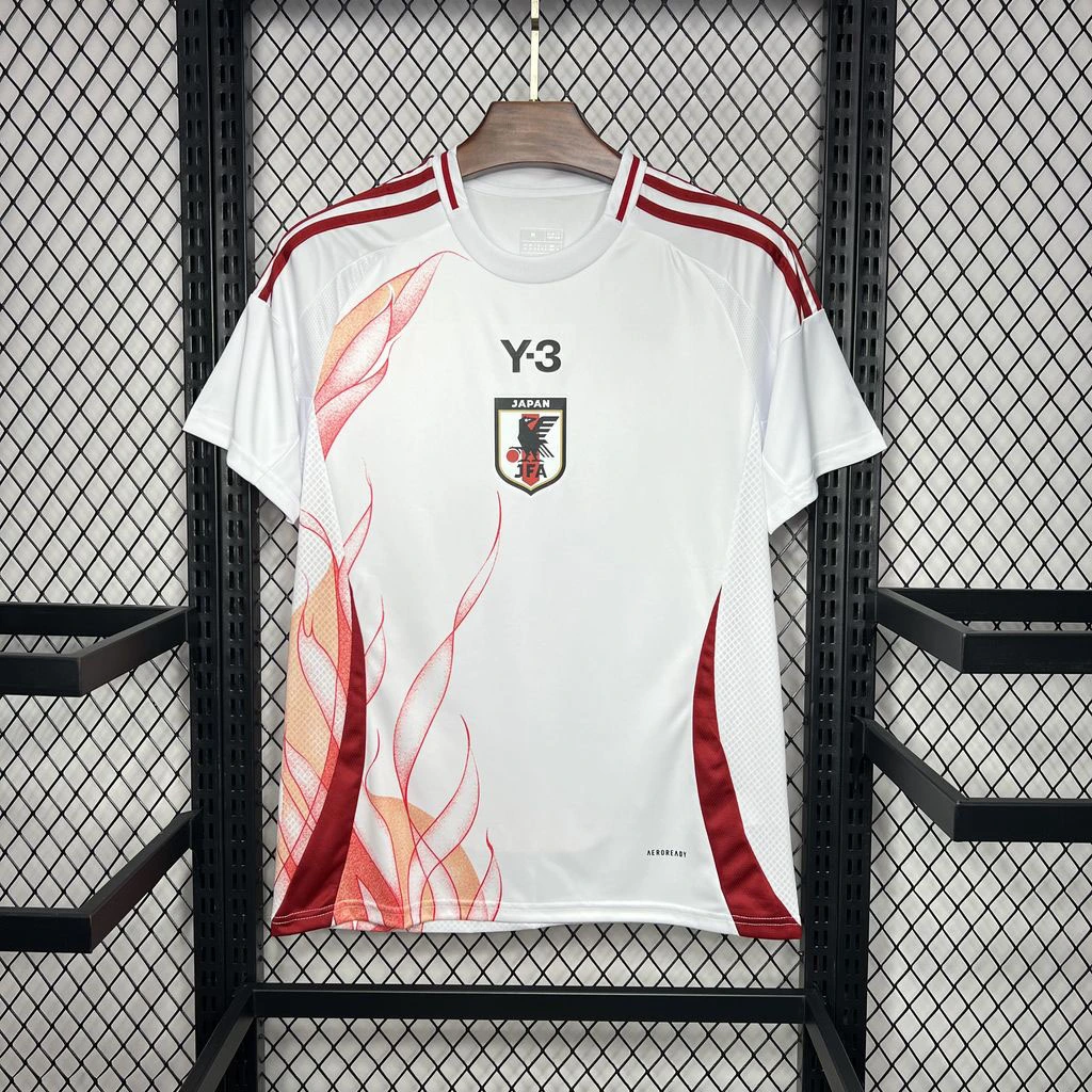 Japan X Y-3 Soccer Jersey Away Custom Shirt 2024-25 - ujerseystore