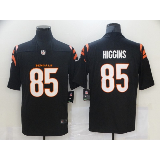 Men's Cincinnati Bengals #85 Tee Higgins Nike Black Vapor Limited Jersey - Ujersey