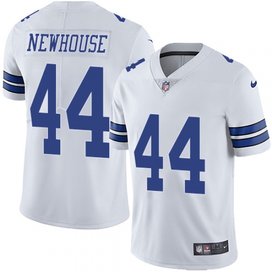 Men's Nike Dallas Cowboys #44 Robert Newhouse White Vapor Untouchable Limited Player NFL Jersey - Ujersey