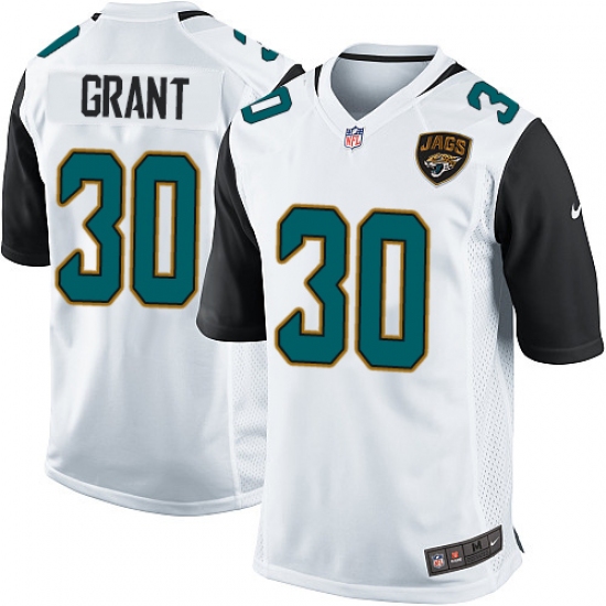 Men's Nike Jacksonville Jaguars #30 Corey Grant Game White NFL Jersey - Ujersey
