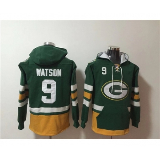 Men's Green Bay Packers #9 Christian Watson Green Ageless Must-Have Lace-Up Pullover Hoodie - Ujersey