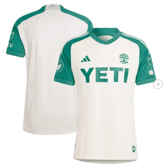 Mens Austin FC adidas Tan 2024 The Armadillo Kit Authentic Jersey - Ujersey