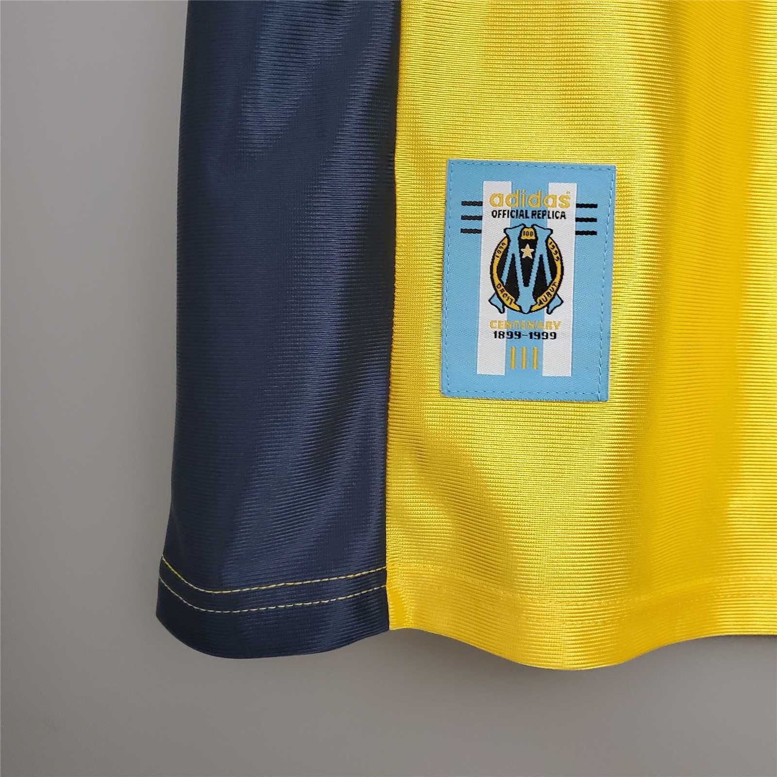 Marseille Retro Soccer Jersey Away Custom Shirt 1998-99 - ujerseystore