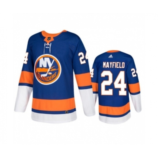 Men's New York Islanders #24 Scott Mayfield Royal Stitched Jersey - Ujersey