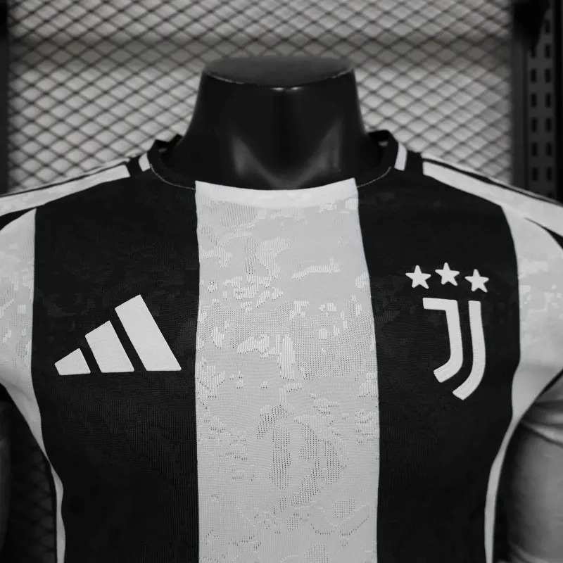 Juventus  Soccer Jersey Home Long Sleeve Shirt 2024/25 - Ujersey NHL