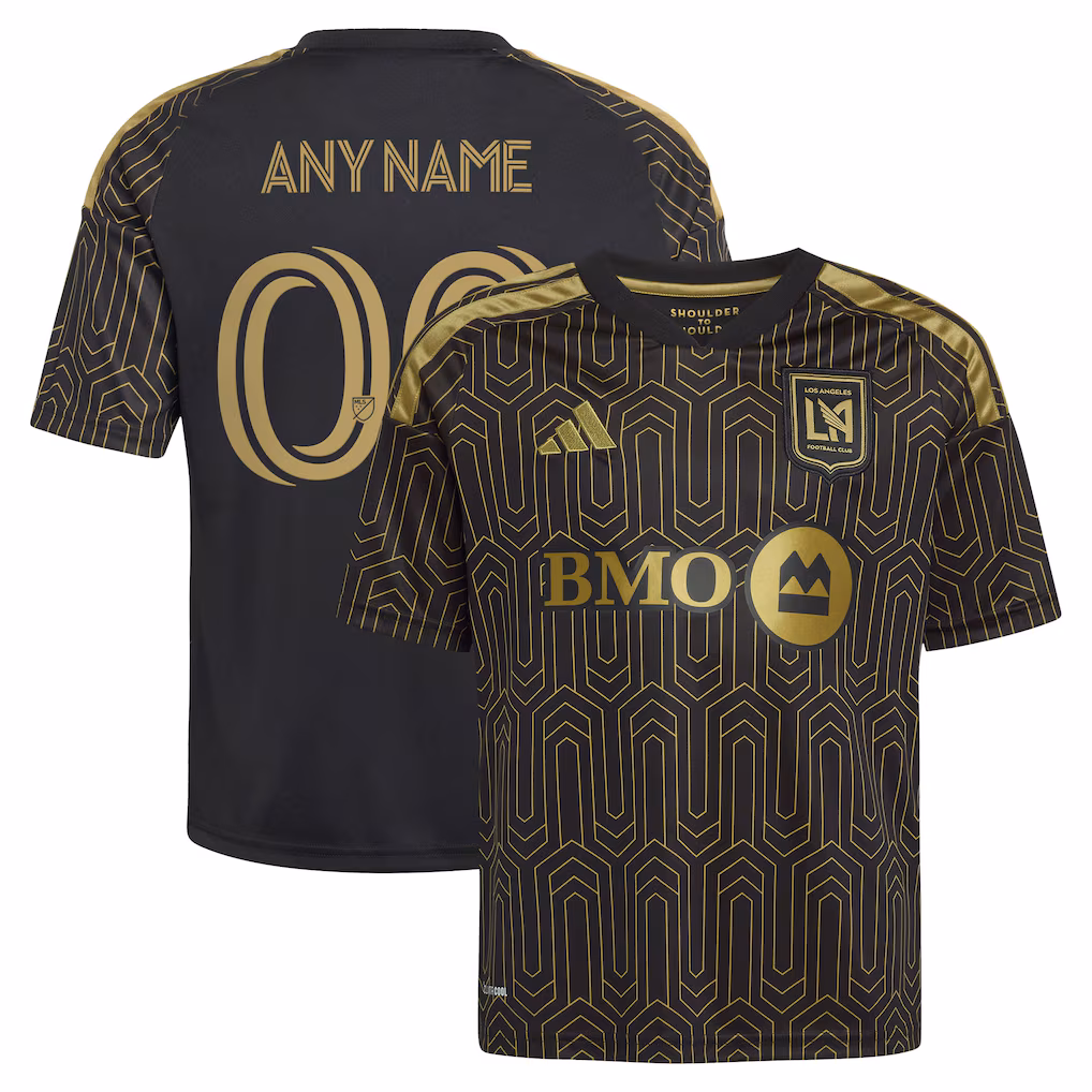Youth LAFC adidas Black 2026 2026 Primary Kit Replica Custom Jersey