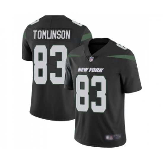 Men's New York Jets #83 Eric Tomlinson Black Alternate Vapor Untouchable Limited Player Football Jersey - Ujersey
