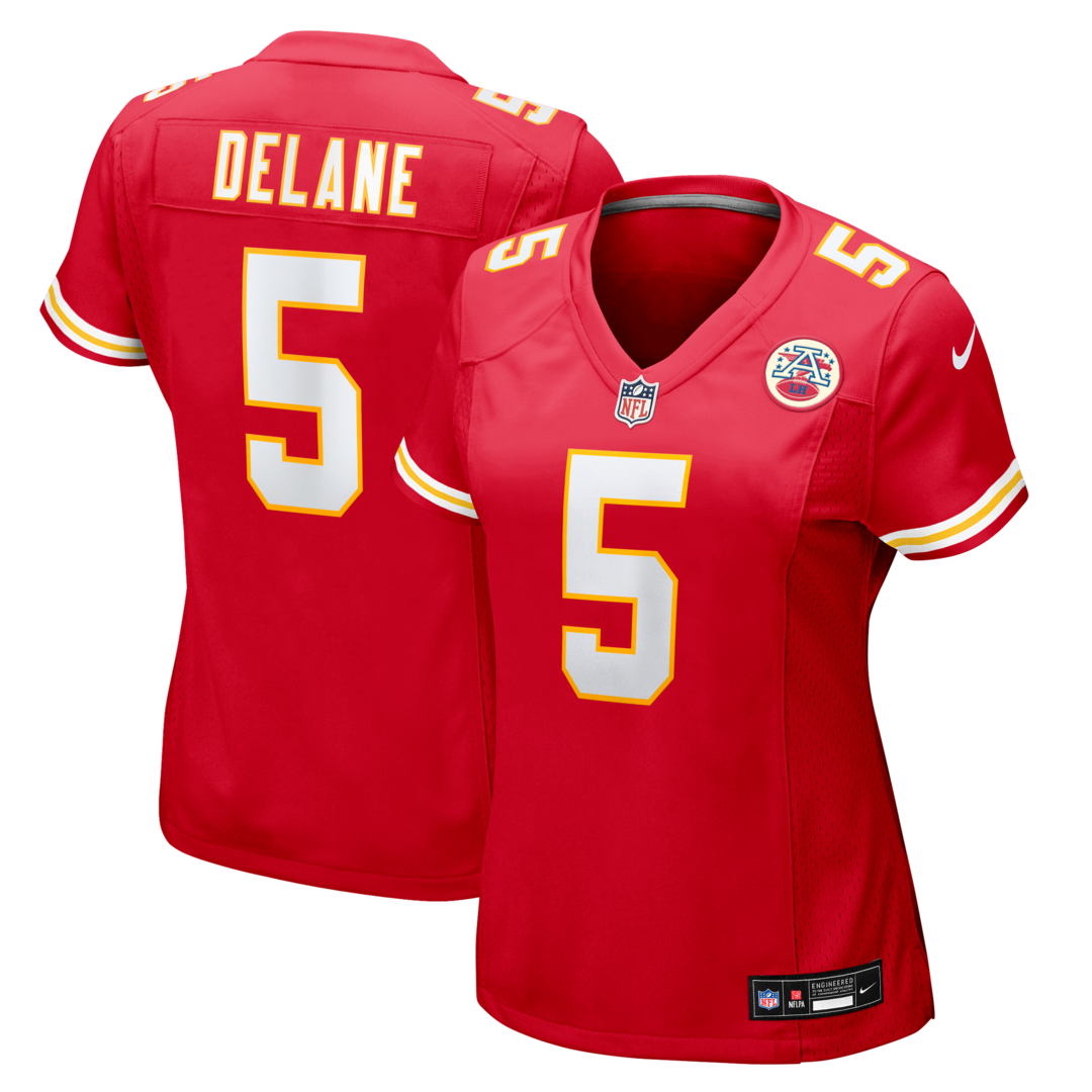 Women's Kansas City Chiefs Mansoor Delane Nike Red Game Jersey