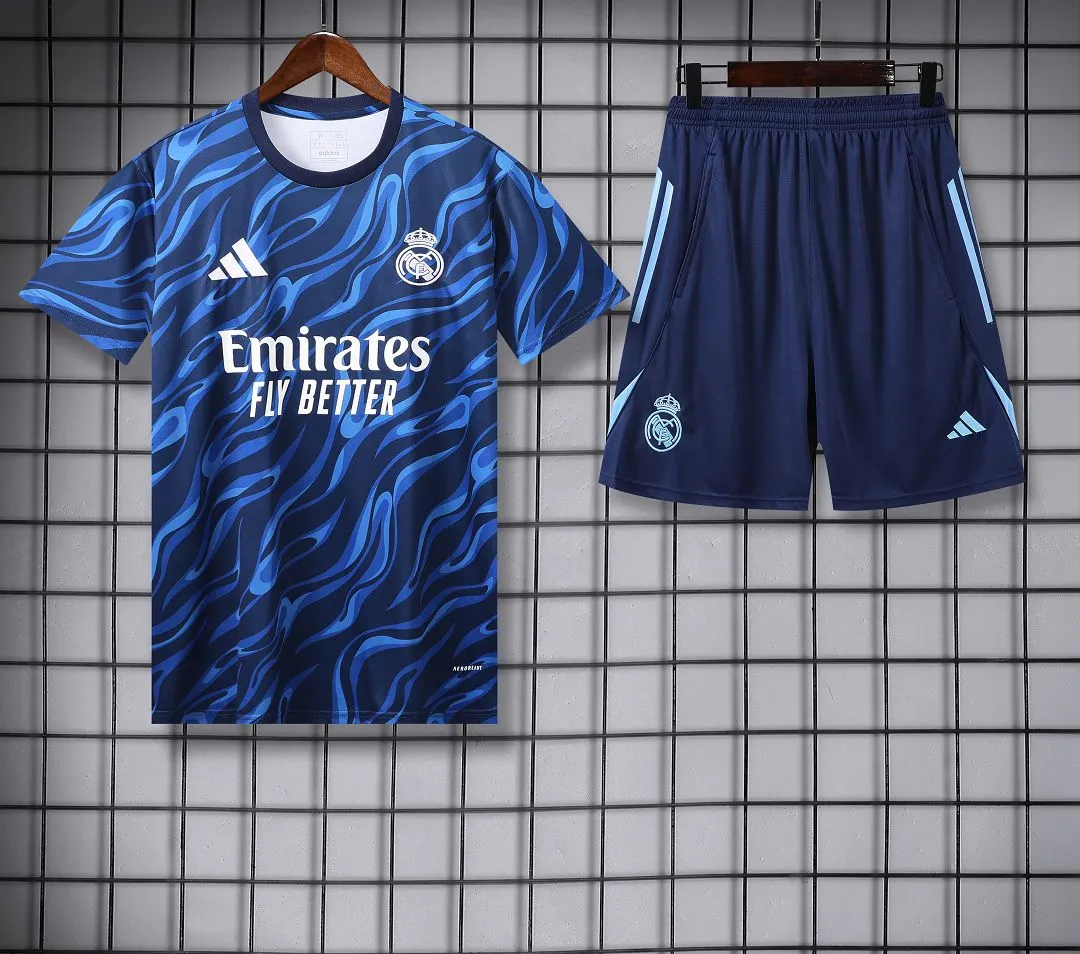 Real Madrid Training Jersey Kit Blue 2025/26 - Ujersey NHL
