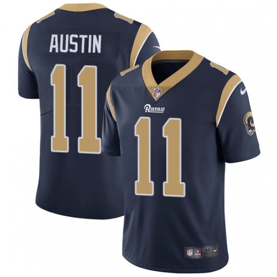 Youth Nike Los Angeles Rams #11 Tavon Austin Navy Blue Team Color Vapor Untouchable Limited Player NFL Jersey - Ujersey