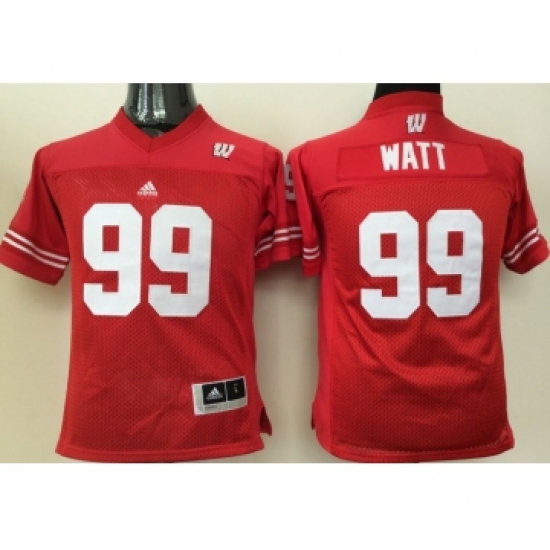 Ohio State Buckeyes 99 JJ Watt Red Women College Football Jersey