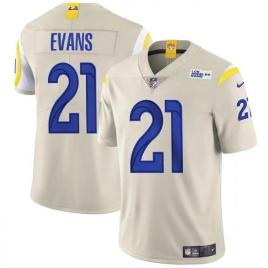 Men's Los Angeles Rams #21 Zach Evans Bone 2024 Vapor Untouchable Stitched Football Jersey - Ujersey