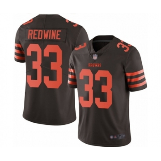 Youth Cleveland Browns #33 Sheldrick Redwine Limited Brown Rush Vapor Untouchable Football Jersey - Ujersey
