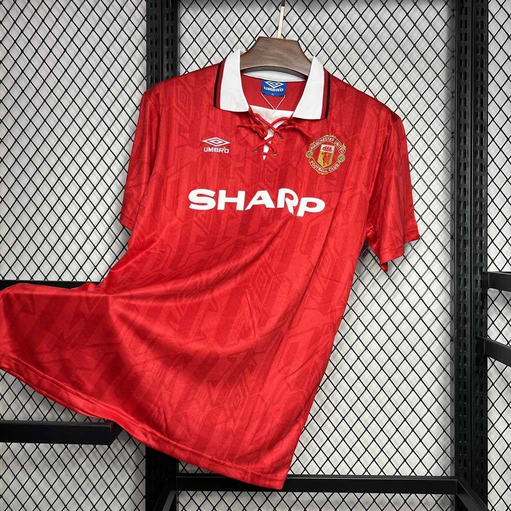 Manchester United Retro Home Football Jersey Shirt 1992/94 - Ujersey NHL