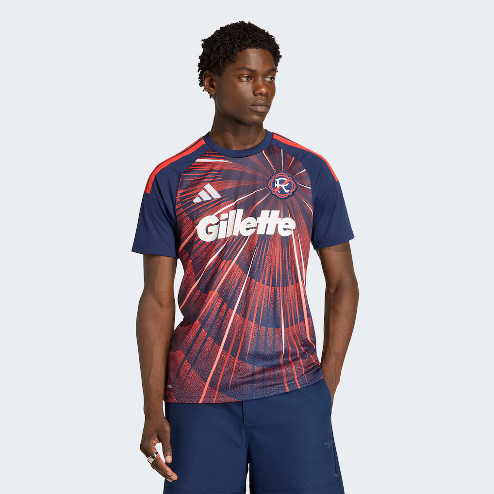 Men's New England Revolution adidas Blue 2026 Independence Day Replica Jersey - Ujersey NHL