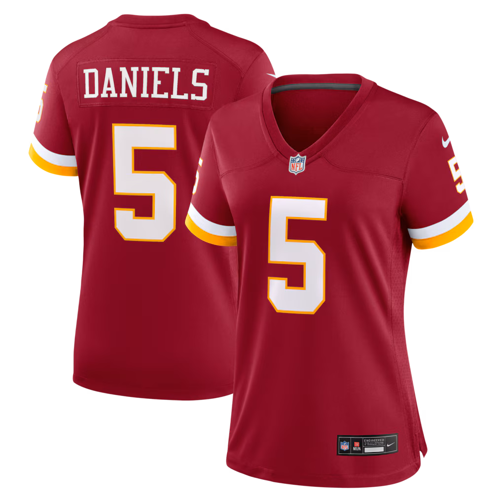 Women's Washington Commanders Jayden Daniels Nike Burgundy Game Jersey - Ujersey Shop