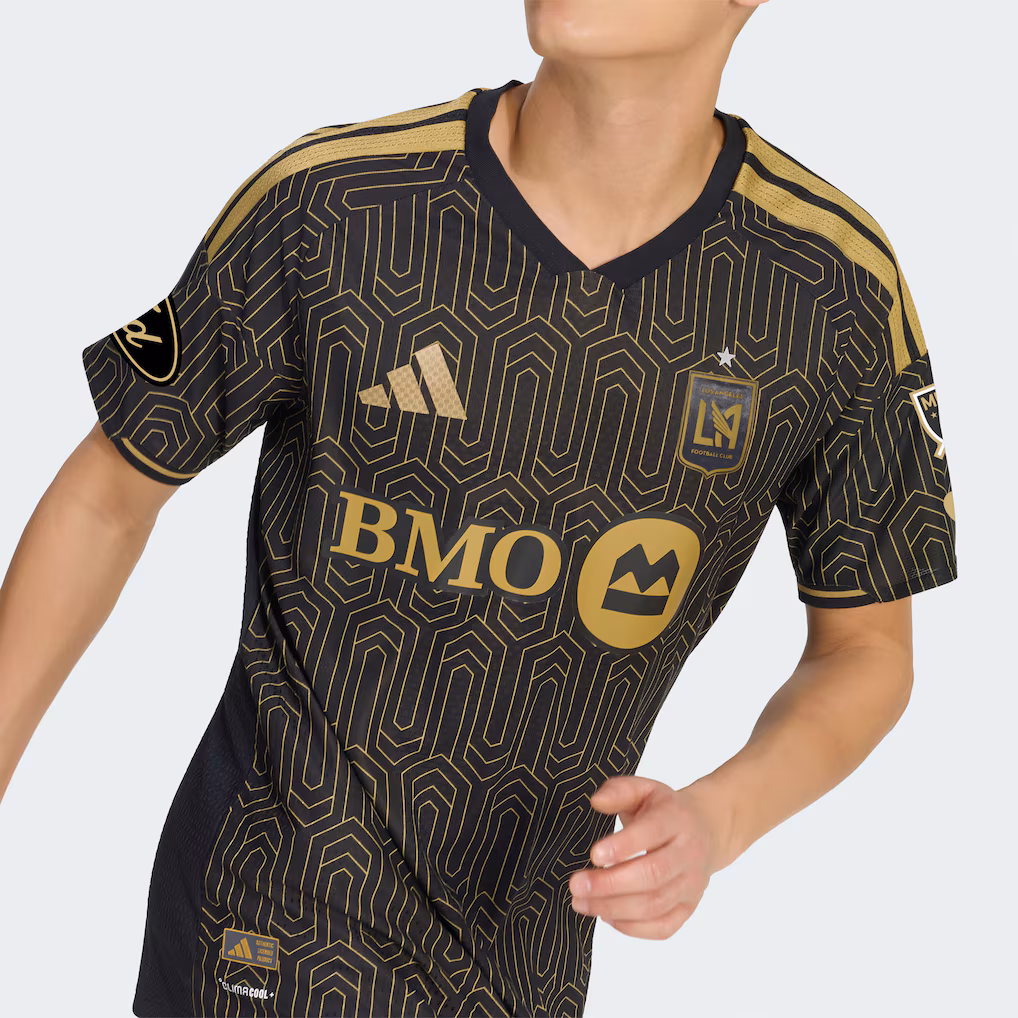 Men's LAFC adidas Black 2026 Primary Kit On-Field Authentic Patch Jersey - Ujersey NHL