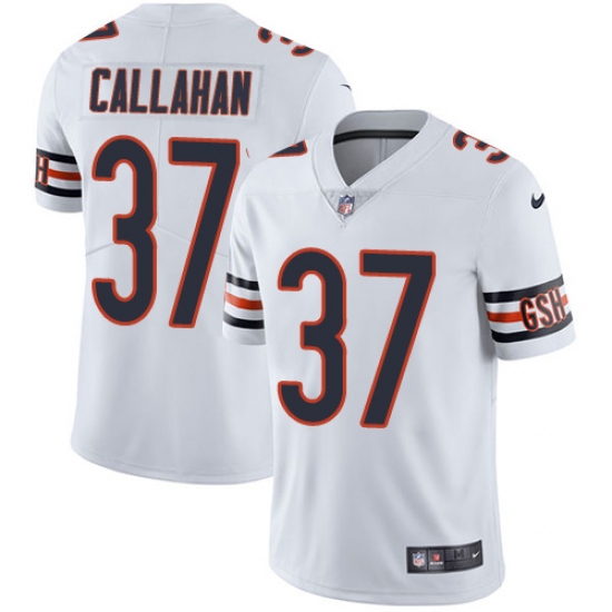 Men's Nike Chicago Bears #37 Bryce Callahan White Vapor Untouchable Limited Player NFL Jersey - Ujersey