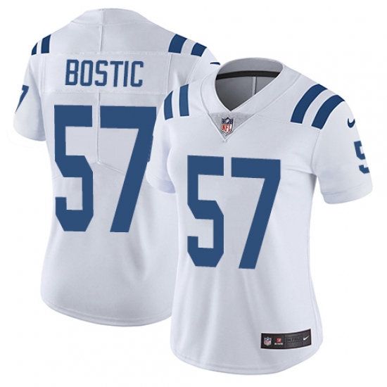 Women's Nike Indianapolis Colts #57 Jon Bostic Elite White NFL Jersey - Ujersey