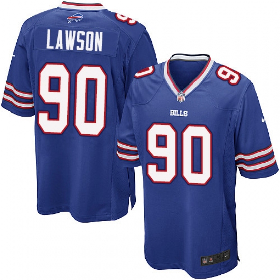Men's Nike Buffalo Bills #90 Shaq Lawson Game Royal Blue Team Color NFL Jersey - Ujersey