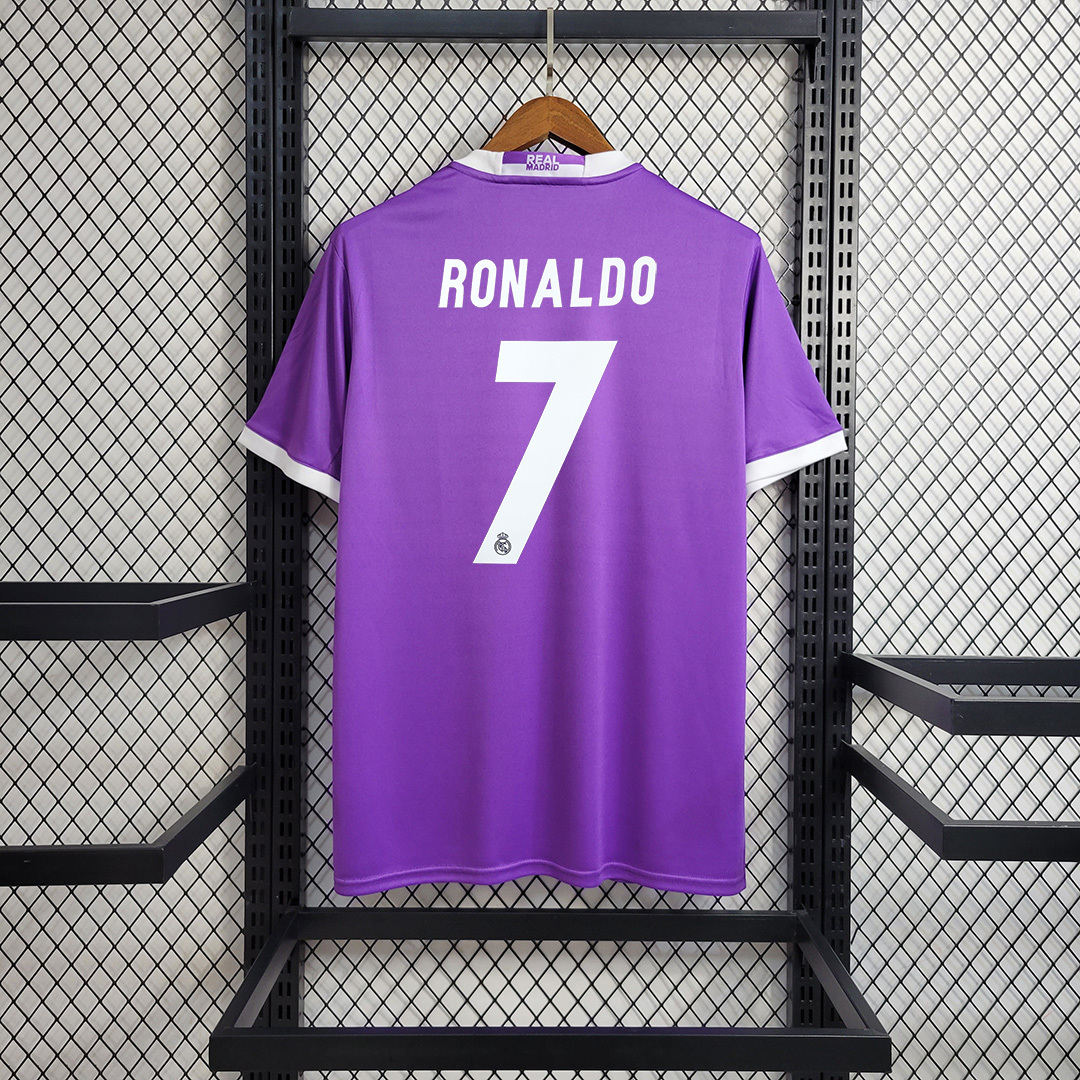 Ronlado#7 Real Madrid Retro Jersey Away Soccer Shirt 2016/17 - U-jersey