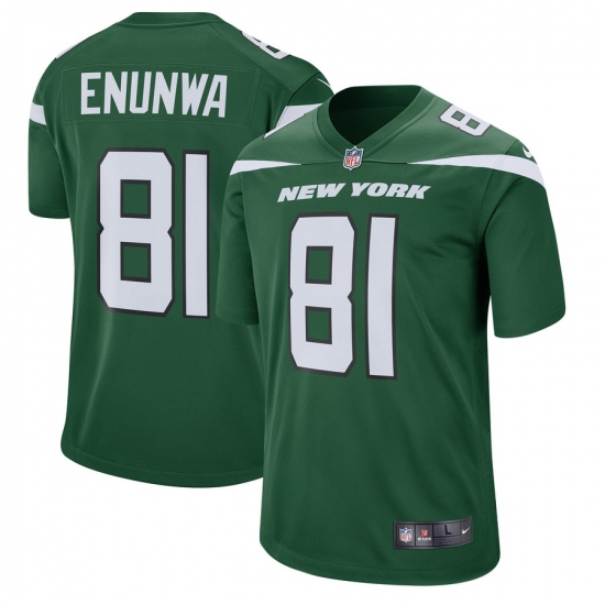 Men's New York Jets #81 Quincy Enunwa Nike Green Player Game Jersey - Ujersey