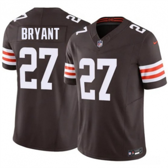 Men's Cleveland Browns #27 Myles Bryant Brown 2026 F.U.S.E. Vapor Limited Football Stitched Jersey - Ujersey