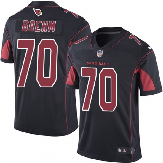 Youth Nike Arizona Cardinals #70 Evan Boehm Limited Black Rush Vapor Untouchable NFL Jersey - Ujersey