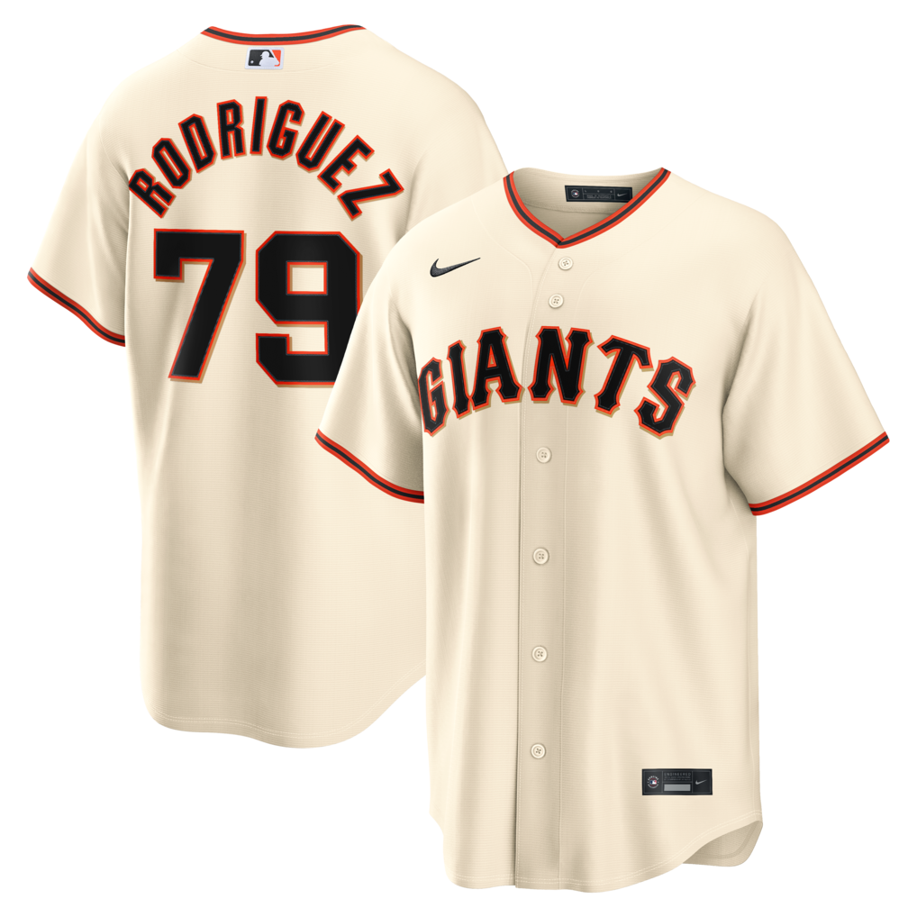 Men's San Francisco Giants Jesus Rodriguez Nike Cream Home Replica Jersey - Ujersey