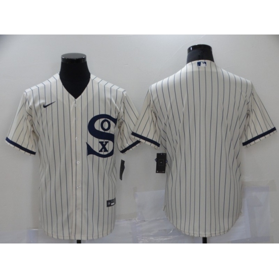 Men's Chicago White Sox Blank Cream 2021 Field of Dreams Jersey - Ujersey