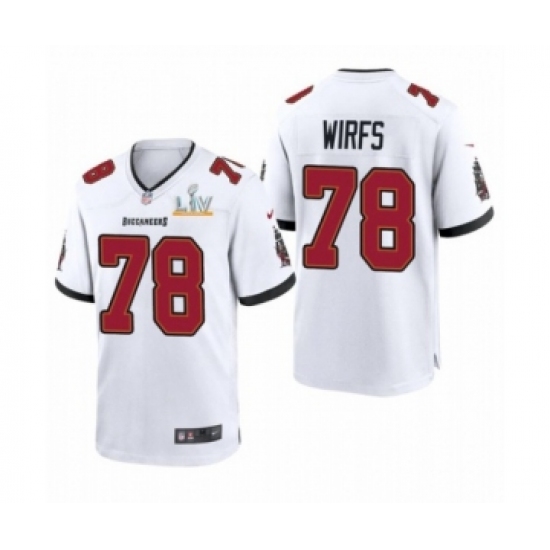 Men's  Tampa Bay Buccaneers #78 Tristan Wirfs White 2021 Super Bowl LV Jersey - Ujersey