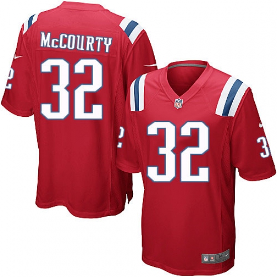 Men's Nike New England Patriots #32 Devin McCourty Game Red Alternate NFL Jersey - Ujersey
