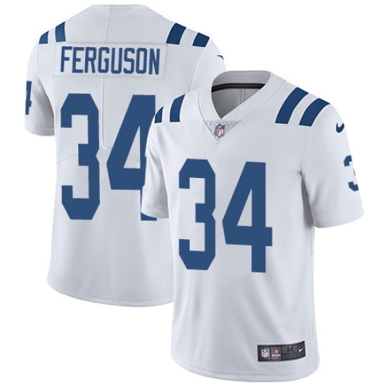 Youth Nike Indianapolis Colts #34 Josh Ferguson White Vapor Untouchable Limited Player NFL Jersey - Ujersey