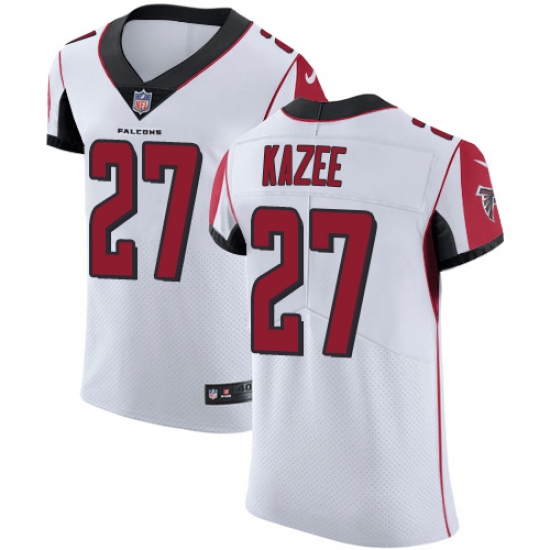 Men's Nike Atlanta Falcons #27 Damontae Kazee White Vapor Untouchable Elite Player NFL Jersey - Ujersey