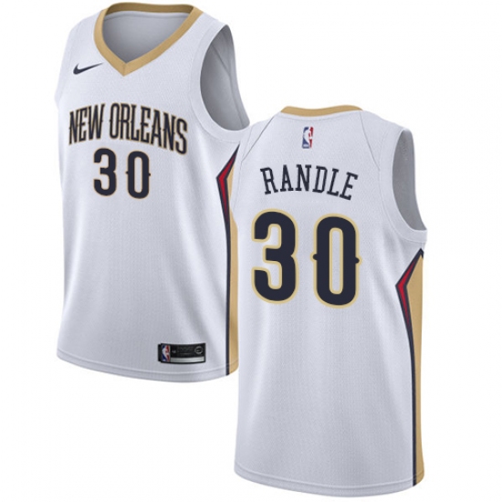 Women's Nike New Orleans Pelicans #30 Julius Randle Swingman White NBA Jersey - Association Edition - Ujersey