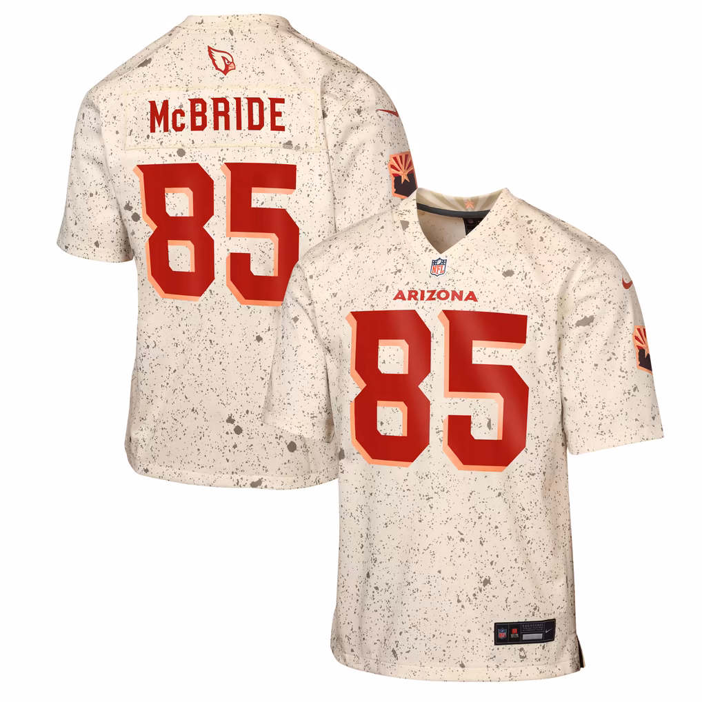 Youth Arizona Cardinals Trey McBride Nike Natural Rivalries Collection Game Jersey - Ujersey