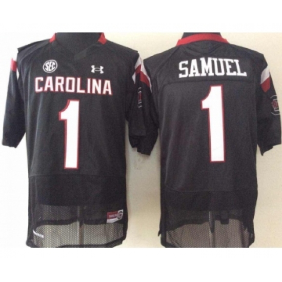 South Carolina Gamecocks 1 Gamecock Samuel Black College Football Jersey - Ujersey