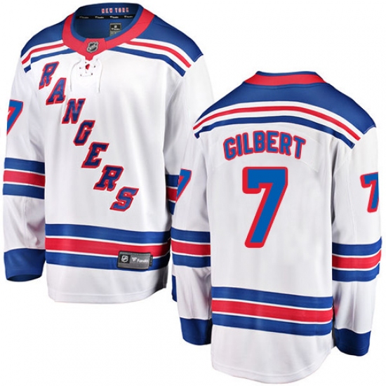 Youth New York Rangers #7 Rod Gilbert Fanatics Branded White Away Breakaway NHL Jersey - Ujersey