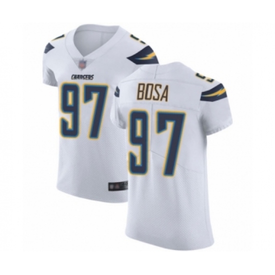 Men's Los Angeles Chargers #97 Joey Bosa White Vapor Untouchable Elite Player Football Jersey - Ujersey