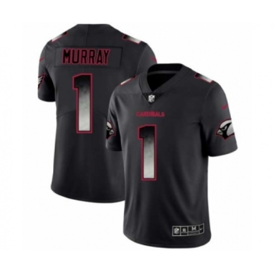 Men Arizona Cardinals #1 Kyler Murray Black Smoke Fashion Limited Jersey - Ujersey