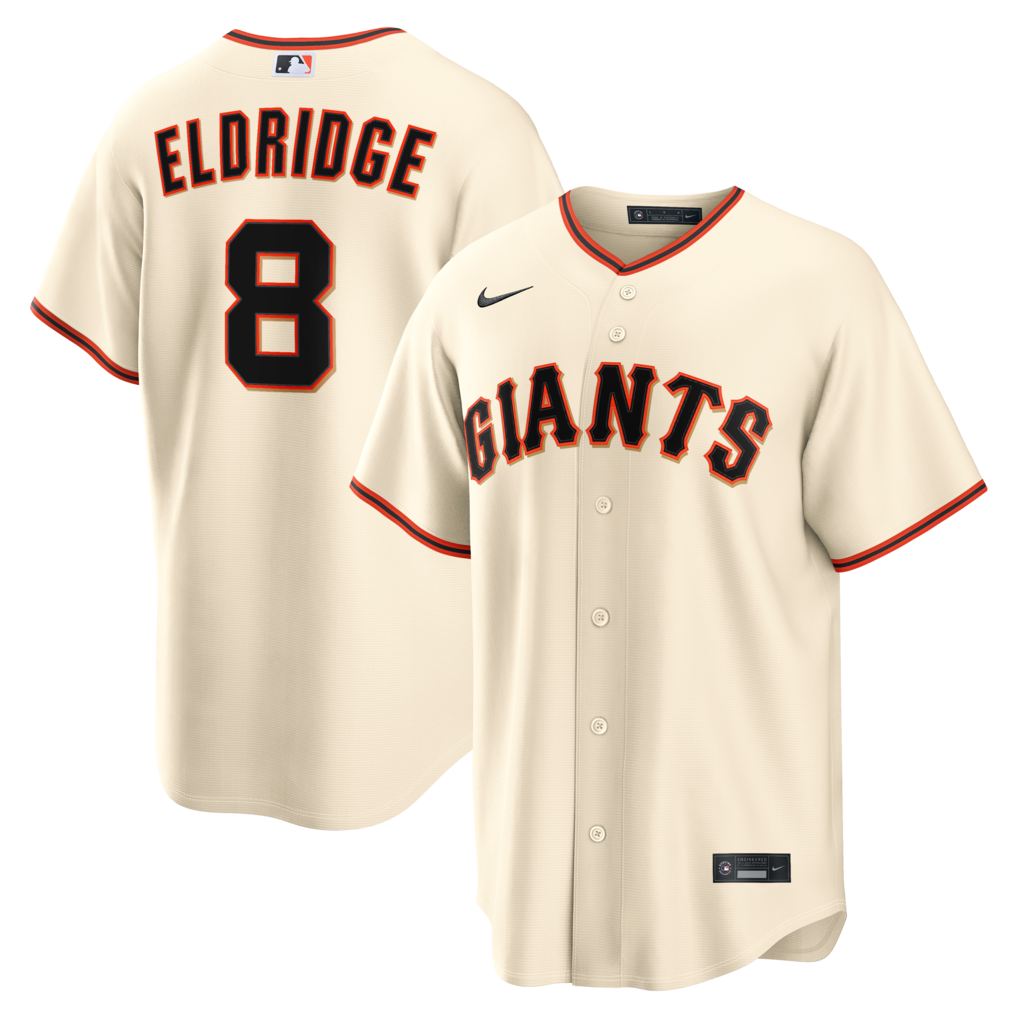 Men's San Francisco Giants Bryce Eldridge Nike Cream Home Replica Jersey - Ujersey