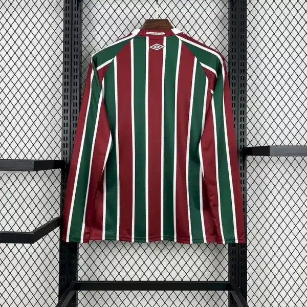 Fluminense FC Soccer Jersey Home Long Sleeve Custom Shirt 2025-26 - ujerseystore