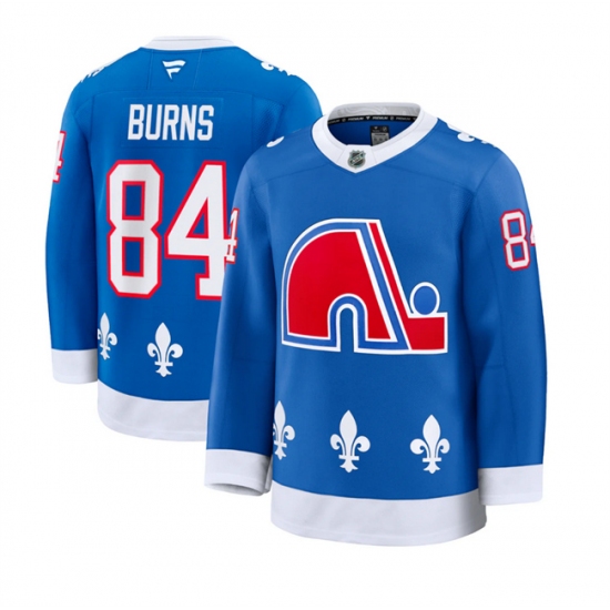 Men's Colorado Avalanche #84 Brent Burns Blue 2025 Alternate Stitched Jersey - Ujersey