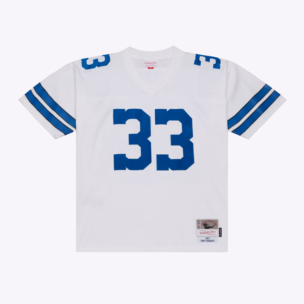 Men's Dallas Cowboys Tony Dorsett Mitchell & Ness White Retired Legacy Replica Player Jersey - Ujersey