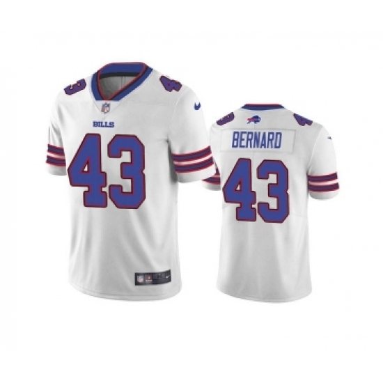 Women's Buffalo Bills #43 Terrel Bernard White Vapor Untouchable Limited Stitched Jersey - Ujersey