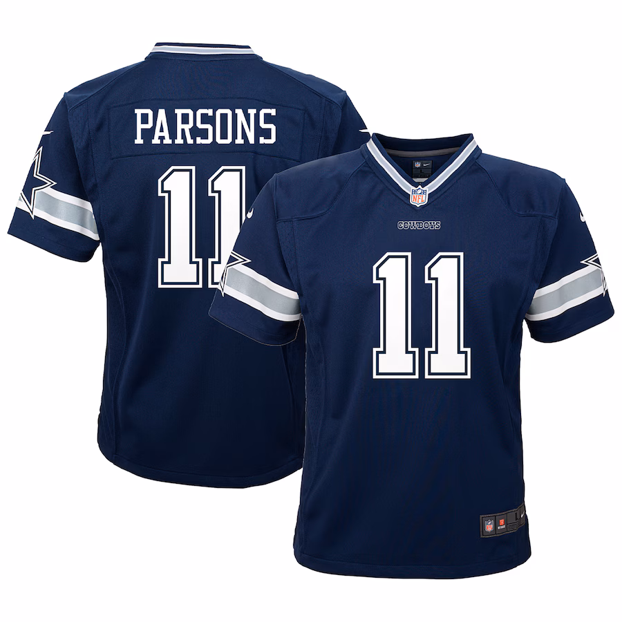 Toddler Dallas Cowboys Micah Parsons Nike Navy Game Jersey - Ujersey