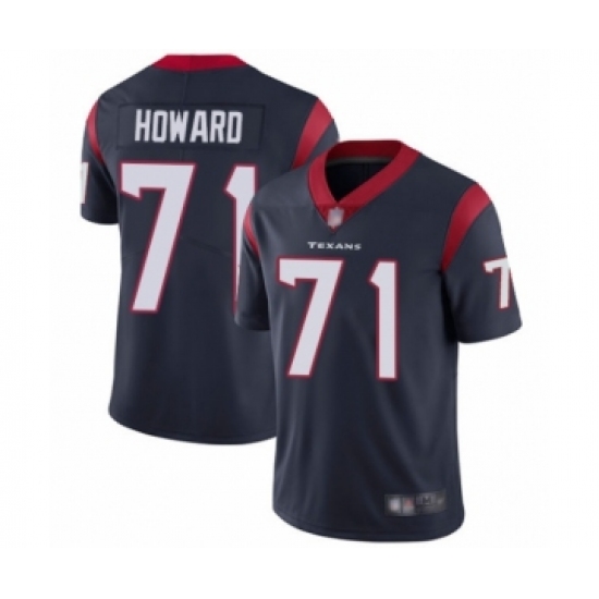 Youth Houston Texans #71 Tytus Howard Navy Blue Team Color Vapor Untouchable Limited Player Football Jersey - Ujersey