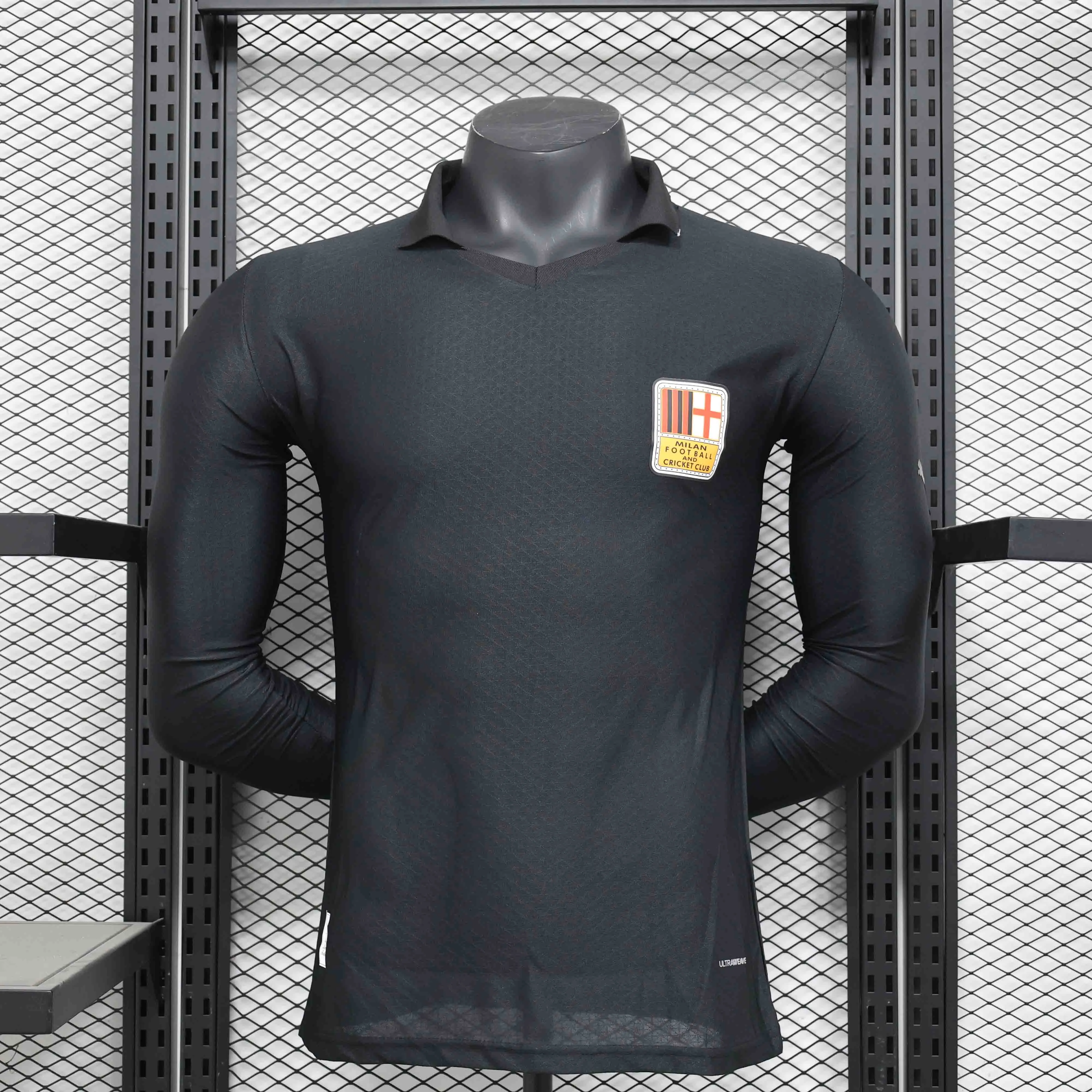 AC Milan Soccer Jersey 125th Anniversary Long Sleeve Shirt 2024/25